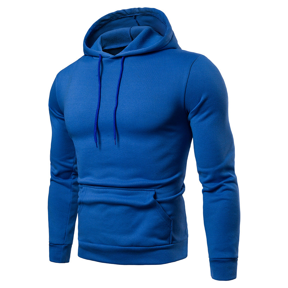 Casual Fashion Plus Size Solid Color Hooded Sweater