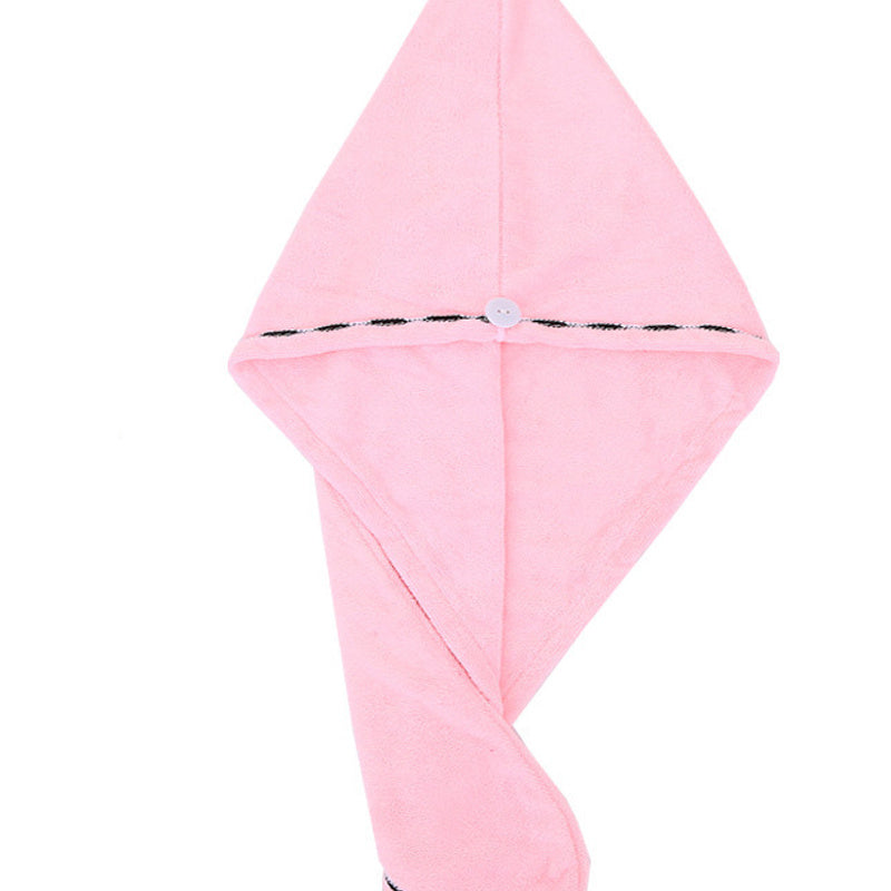 Cartoon Absorbent Thick Coral Fleece Dry Hair Towel