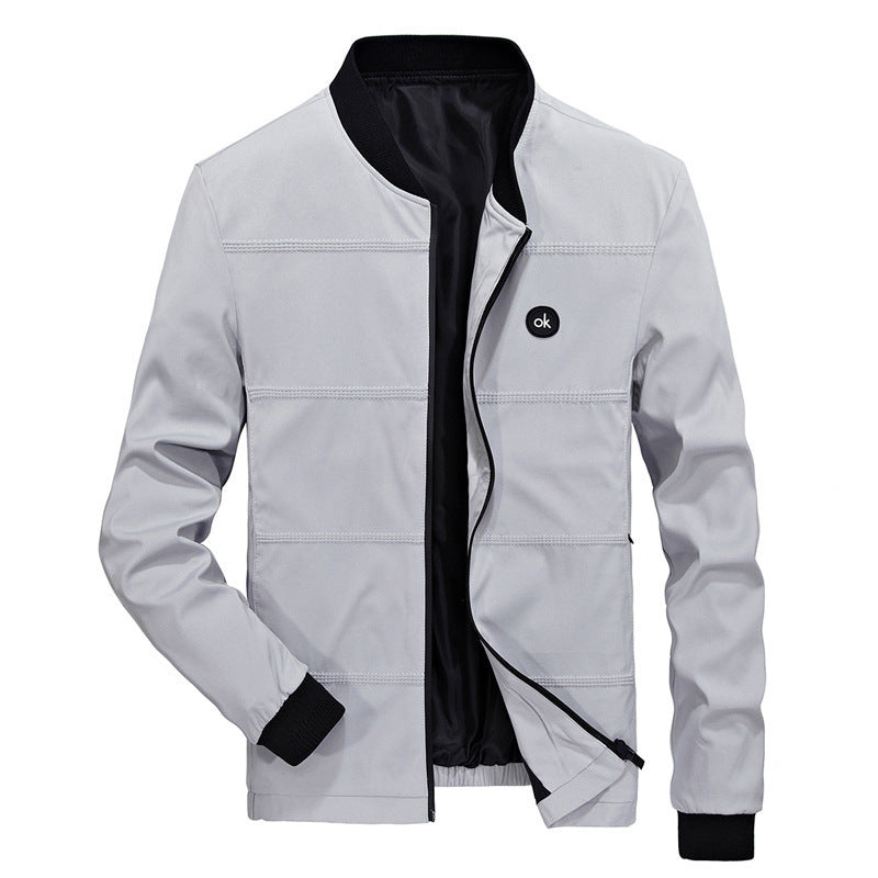 Casual Men's Youth Workwear Plus Size Jacket