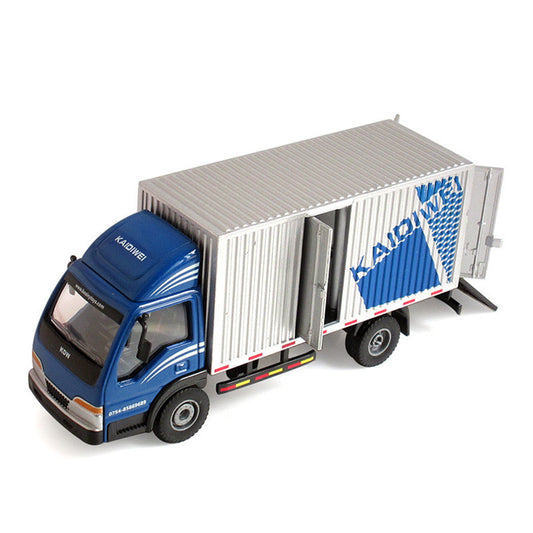 Alloy Simulation Van Truck Model Engineering Transport Vehicle Toy