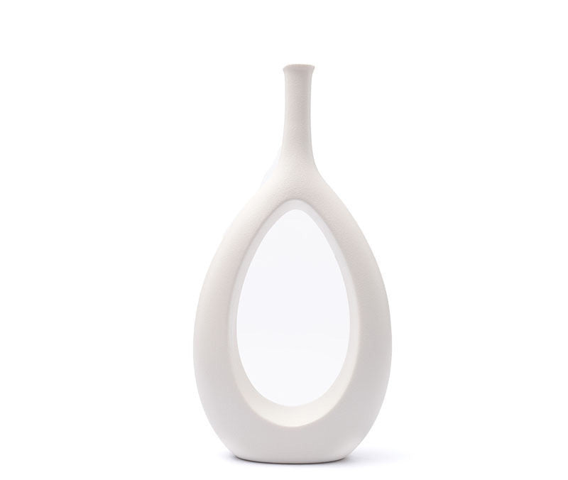 Living Room Art Vase Flower Ceramics Nordic Creative Minimalist TV Cabinet Porch Model Room Decoration Ornaments