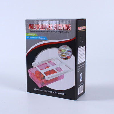 Twitch Type Sorting Storage Rack Creative Multi-Functional Refrigerator Fresh-Keeping Partition Multi-Layer Finishing Storage Rack