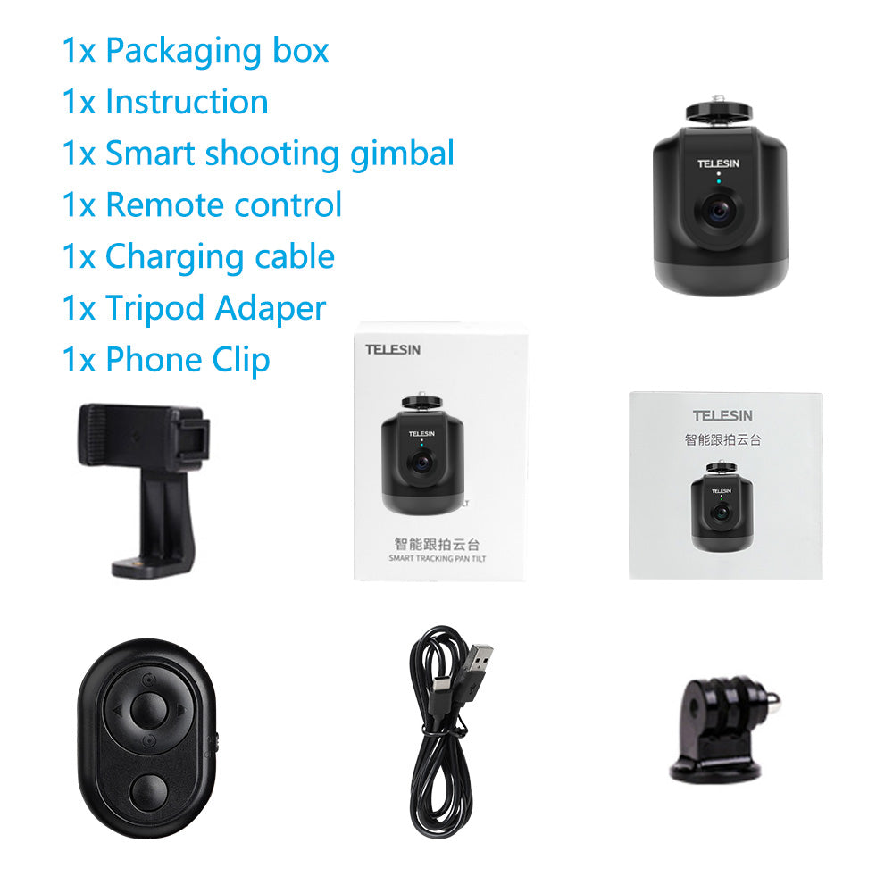 PODCAST 360 Degree Intelligent FACE Tracking Pan DACING Tilt SPIN CAMERA