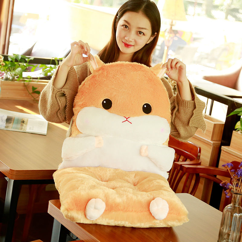 One-Piece Seat Cushion Cushion One-Piece Office Chair Cushion Plush Toy