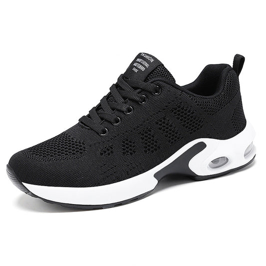 Casual Shoes Breathable Lightweight Mother Shoes Lace-up Cushioned Sneakers Women - FLIPSTYLEZLLC