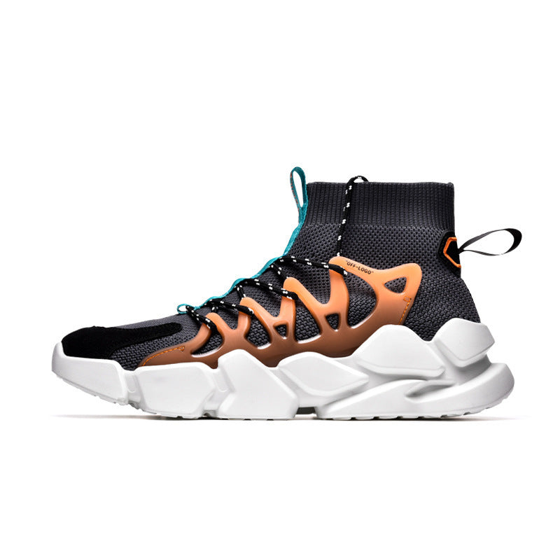 Socks Shoes Men'S Sports Shoes Korean Version Of Flying Shoes Men'S Running Shoes Men'S Shoes Breathable Old Shoes