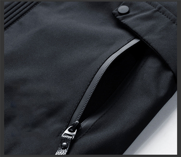 Spring And Autumn Fattening Plus Size Hooded Windbreaker