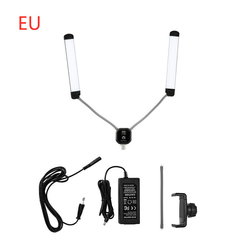 LED Double Head Photography Light 50W Double Arm Fill Light