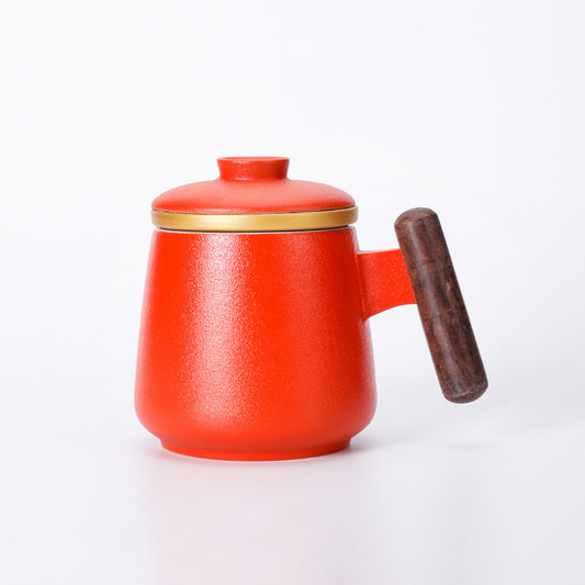 Ceramic Mug With Filter Tea Cup Gift Box
