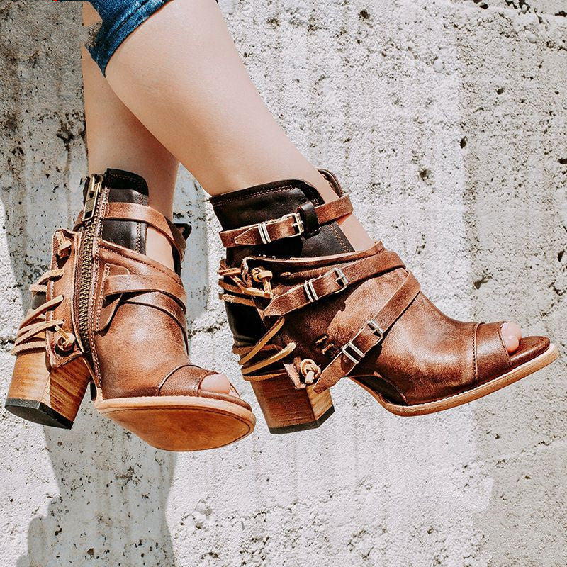 Summer Plus Size Women's Wedge Flat Sandals