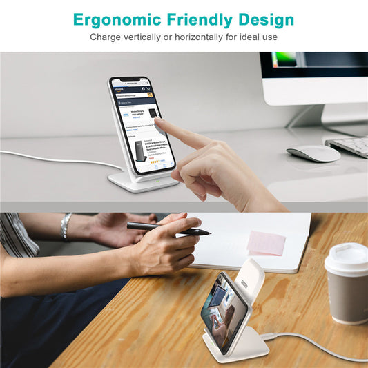 Android Mobile Phone Horizontal And Vertical Desktop Wireless Charger