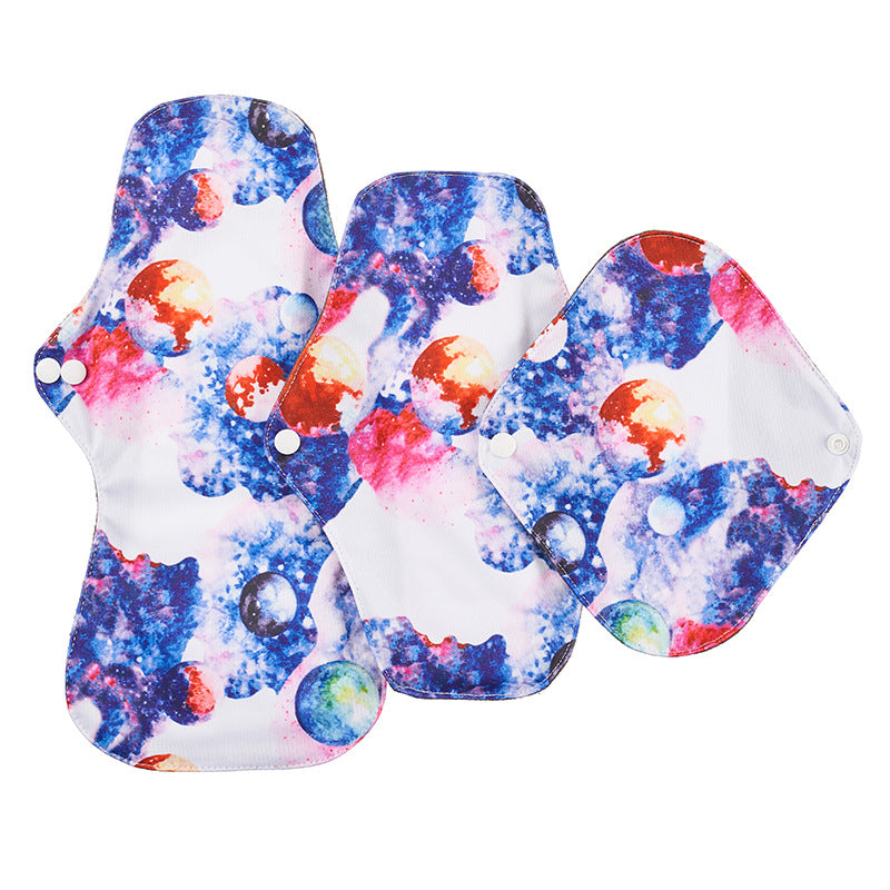 Leak-Proof Bamboo Charcoal Sanitary Napkins Washable Aunt'S Towel