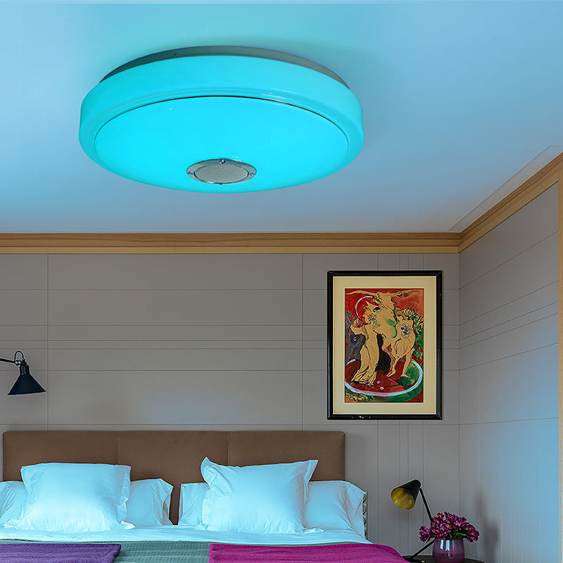 Star Point 60W Bluetooth Music Ceiling Light Colorful Remote Control Bedroom Light App Smart Scene Audio Light Cross-Border Explosion
