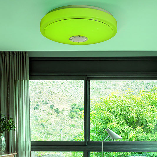 Star Point 60W Bluetooth Music Ceiling Light Colorful Remote Control Bedroom Light App Smart Scene Audio Light Cross-Border Explosion