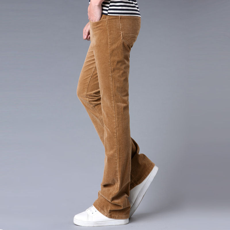 Korean Style Stretch Slim Flared Pants