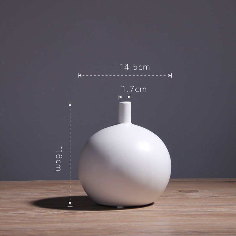 New Item Nordic Style Simple Gifts And Crafts Luxury Table Hotel Decoration Ceramic Vase