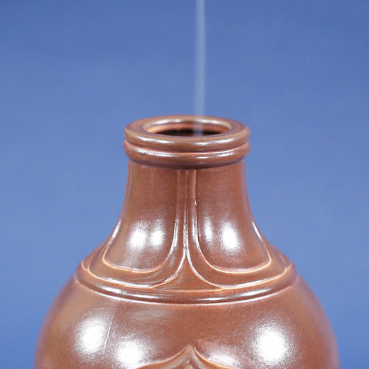 Tibet Retro Copper Alloy Smoke Supply Furnace Tibetan Tower Relief Incense Burner