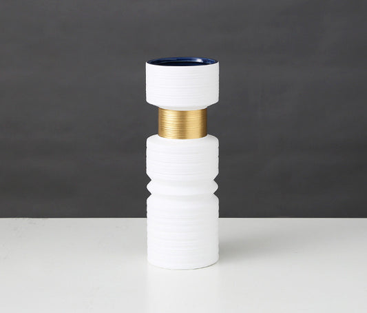 Creative Threaded Ceramic Vase, Flower Arrangement, Home Decoration, New Chinese Ornaments