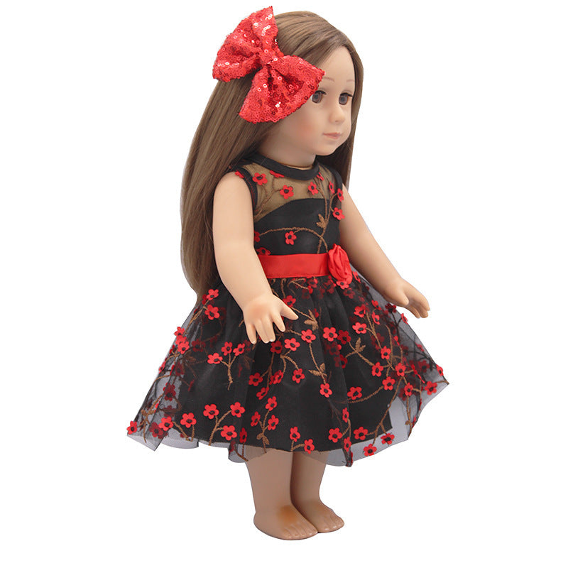 American Girl Doll Clothes Saf Dress And Headdress Doll Set