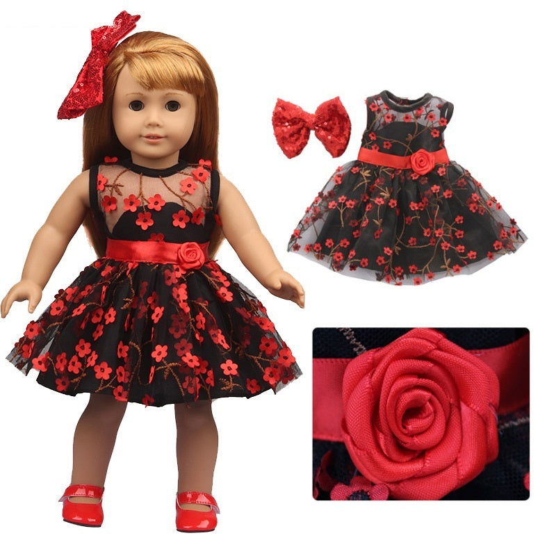American Girl Doll Clothes Saf Dress And Headdress Doll Set