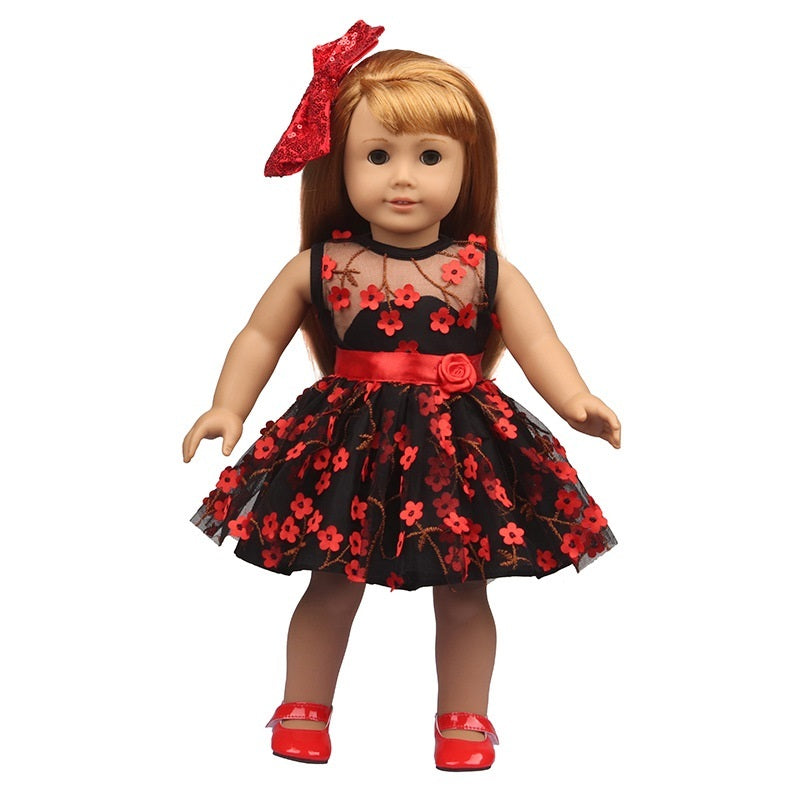 American Girl Doll Clothes Saf Dress And Headdress Doll Set