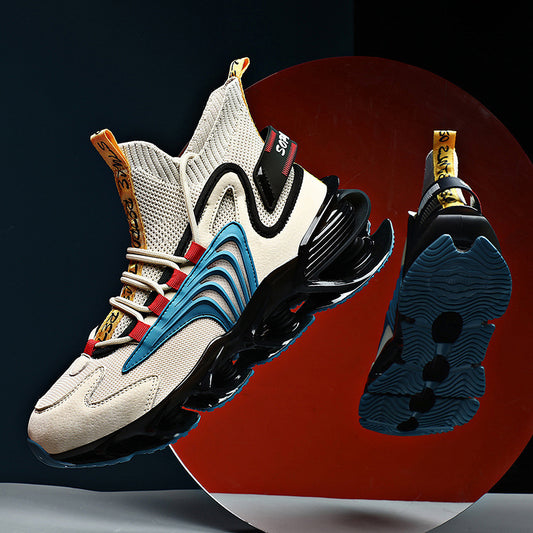 Blade Men's Shoes Net Celebrity Shock Absorption Sports Running Shoes