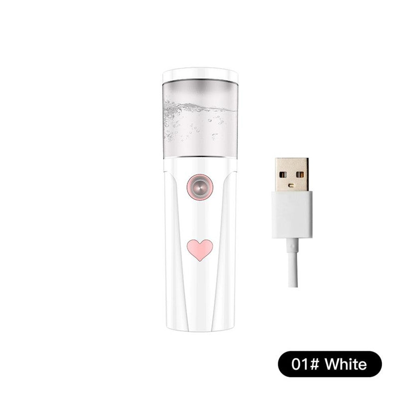 Portable And Portable Small Rechargeable Face Steaming And Moisturizing Instrument
