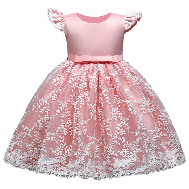 Princess Dress New Girl"s Gauze Puffy Skirt Flower Children"s Dance