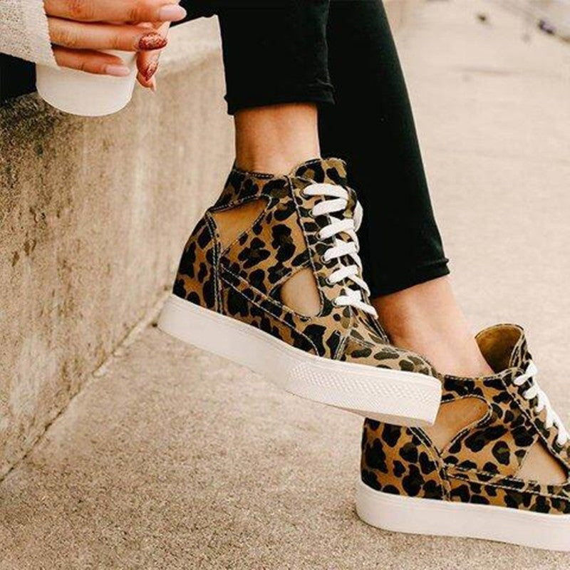 Increased Platform Casual Shoes Women - FLIPSTYLEZLLC