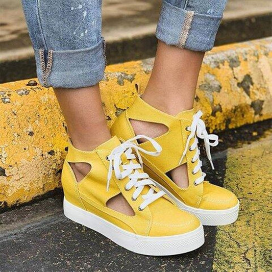Increased Platform Casual Shoes Women - FLIPSTYLEZLLC