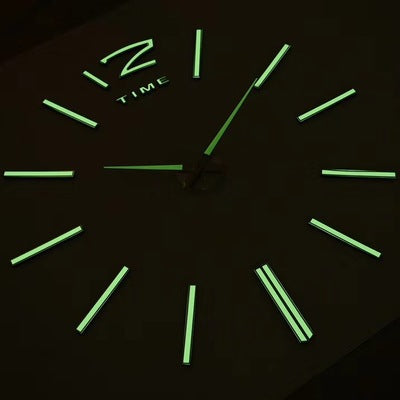 Acrylic Mirror Living Room Creative Wall Clock Product Decoration