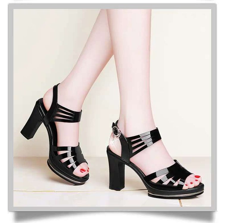 Fish Mouth Shoes Rome Waterproof Platform Women - FLIPSTYLEZLLC