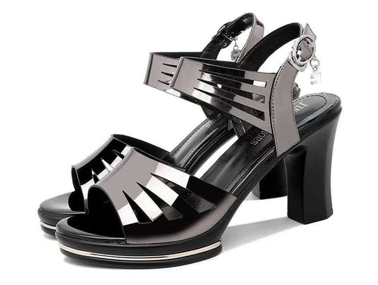 Fish Mouth Shoes Rome Waterproof Platform Women - FLIPSTYLEZLLC