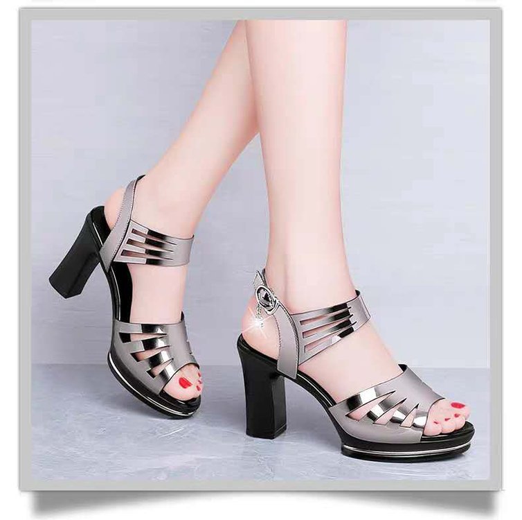 Fish Mouth Shoes Rome Waterproof Platform Women - FLIPSTYLEZLLC