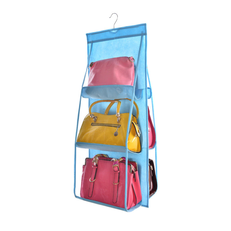 Bag Dust Bag Thickened Double-sided Six-compartment Hanging Storage Bag