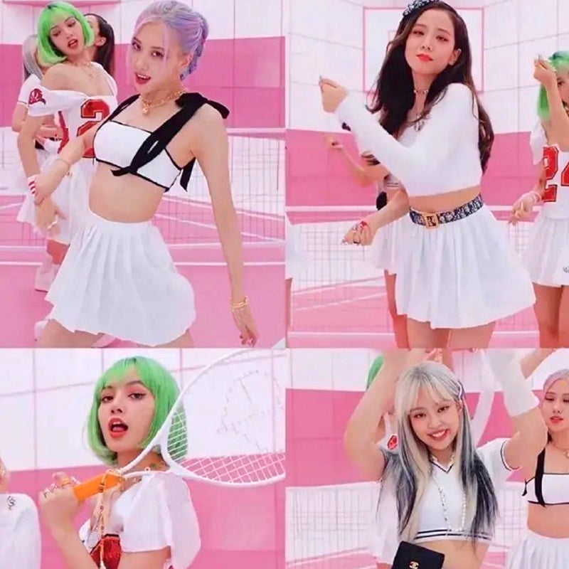 Black South Korean Women''s Group Icecream