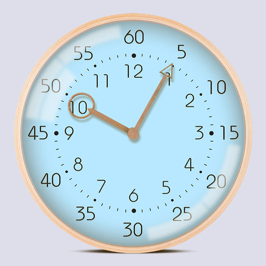 Children''s Learning Schedule Student''s Bedside Solid Wood Wall