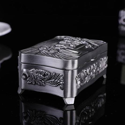 European-style Metal Jewelry Box Creative Retro Christian Small Jewelry Storage Packaging Gift Box