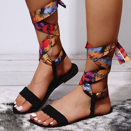 European And Beautiful Women Shoes Roman Beach Sandals - FLIPSTYLEZLLC