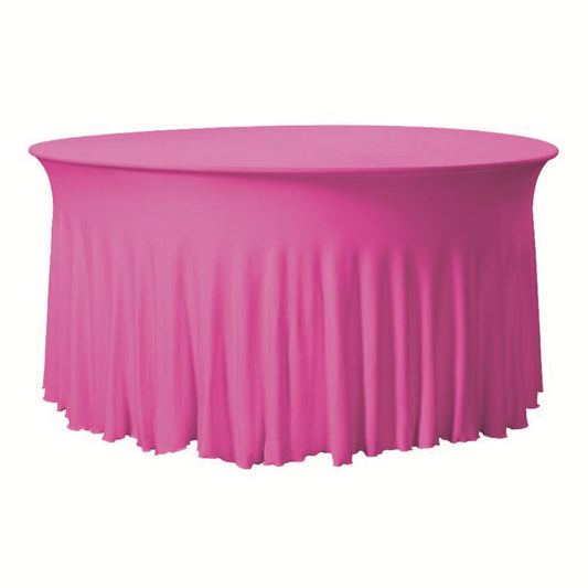 Stretch Table Cover Round Skirt Tablecloth