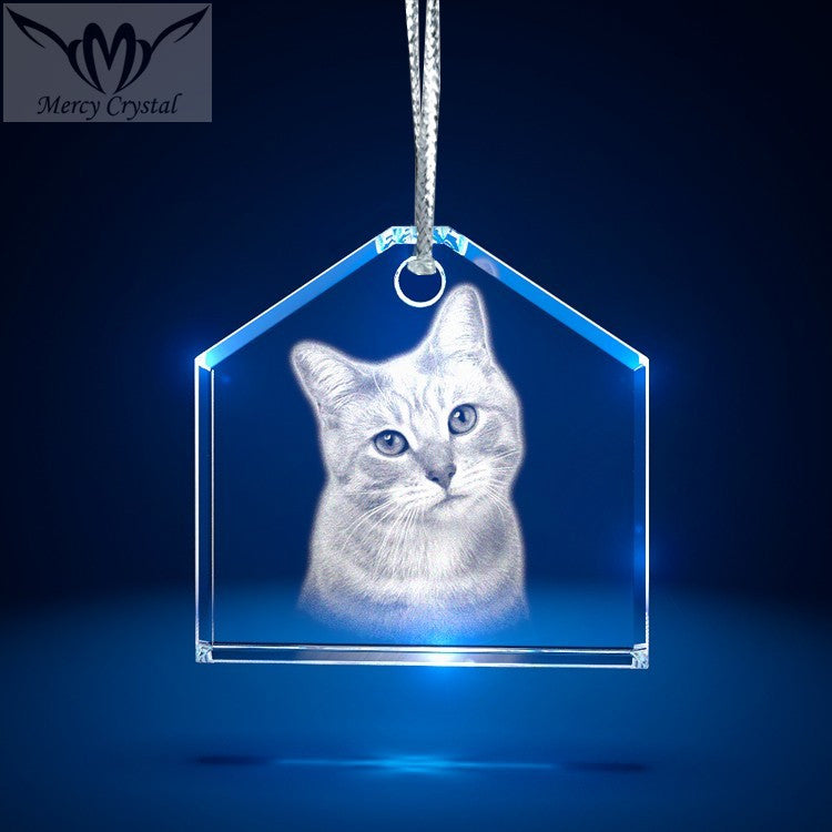 crystal photo custom laser engraving crystal sphere