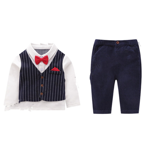 Autumn and winter boy gentleman suit
