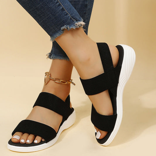 Double-strap Sandals Women Platform Beach Shoes - FLIPSTYLEZLLC