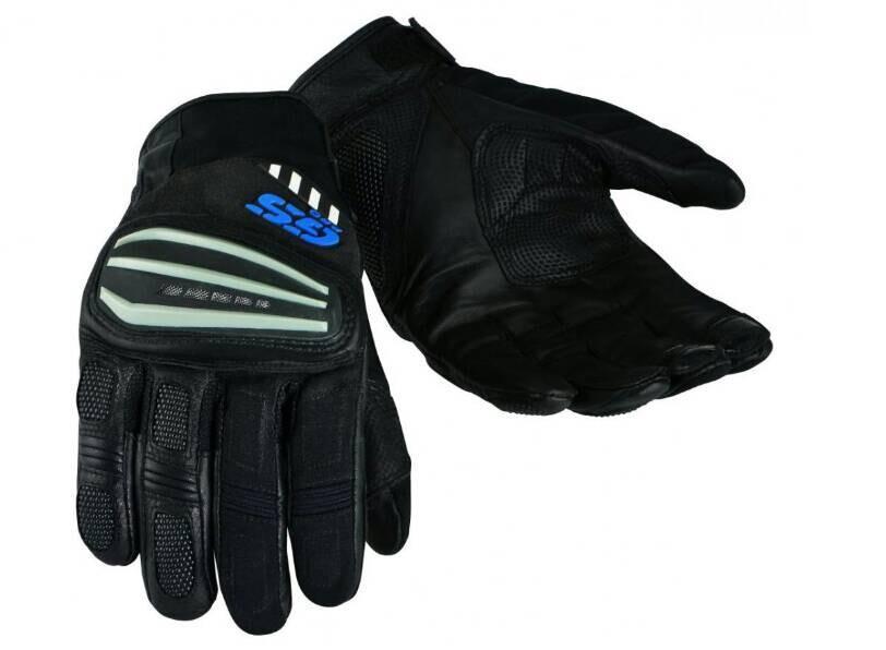 Off-road leather cold winter gloves