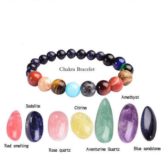 Rough polished bracelet exquisite gift box set