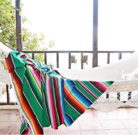 Rainbow table flag rainbow blanket