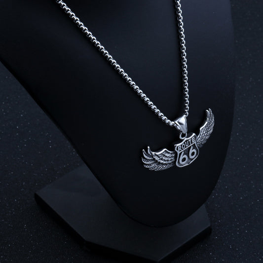 Chain 66 road necklace