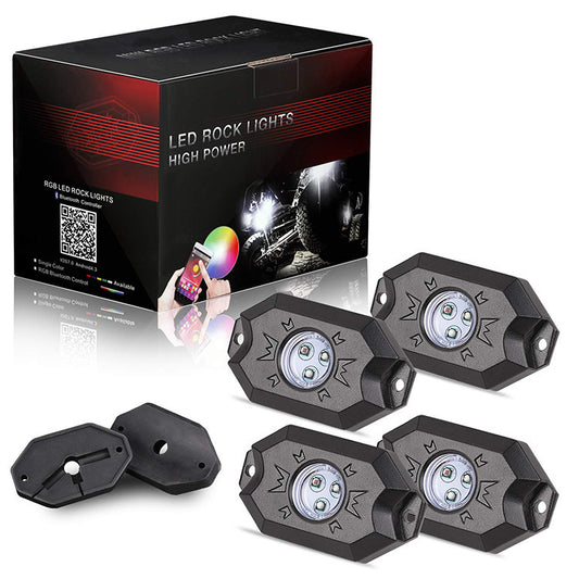 High-brightness And High-power Vehicle Bottom Atmosphere Rgb Rock Light