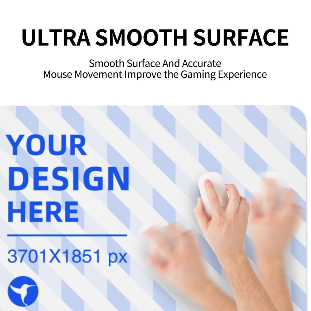 Create Your Own 17x35in Horizontal Oversized Leather Waterproof Keyboard Pad