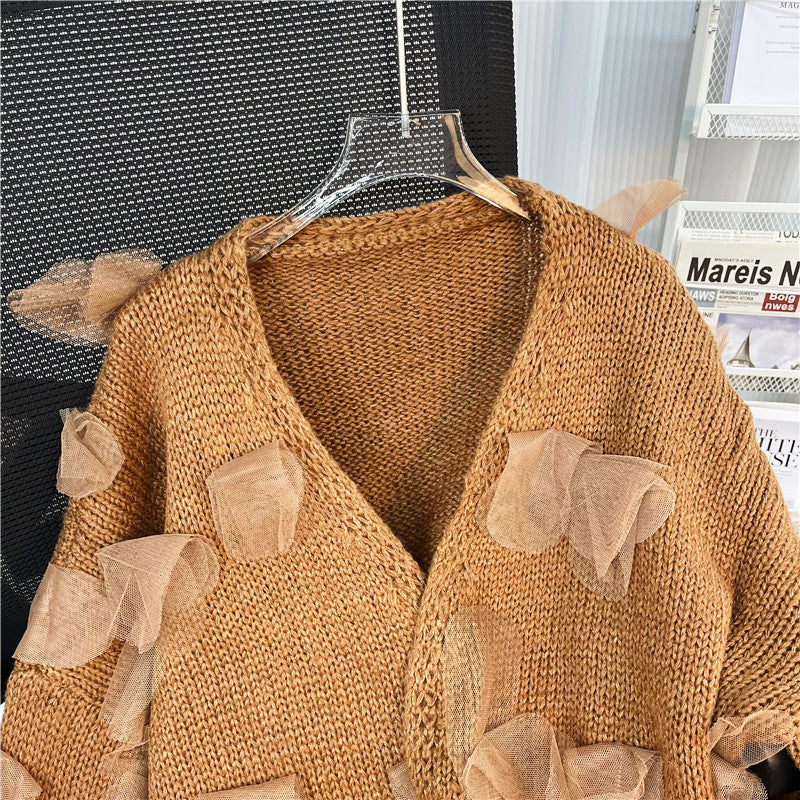 Plus Size Women's Flared Sleeve Loose Jacket